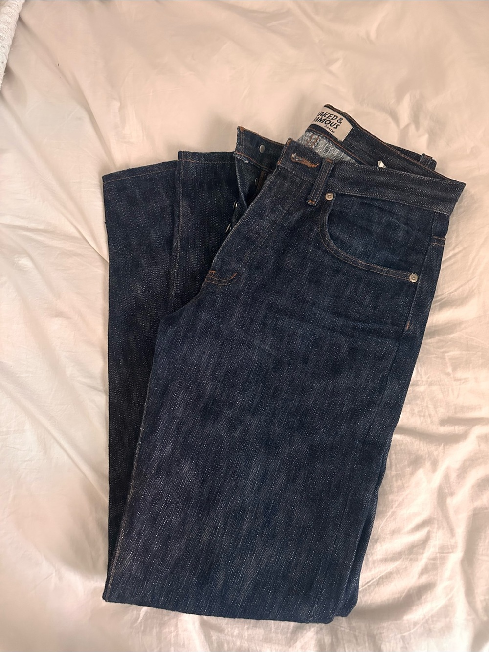 Naked and Famous slub 18oz Japanese Selvedge Denim Size 29